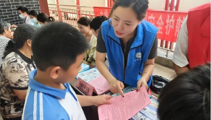 感知山东| 济宁任城区古槐街道东门社区开展防范非法金融宣传活动