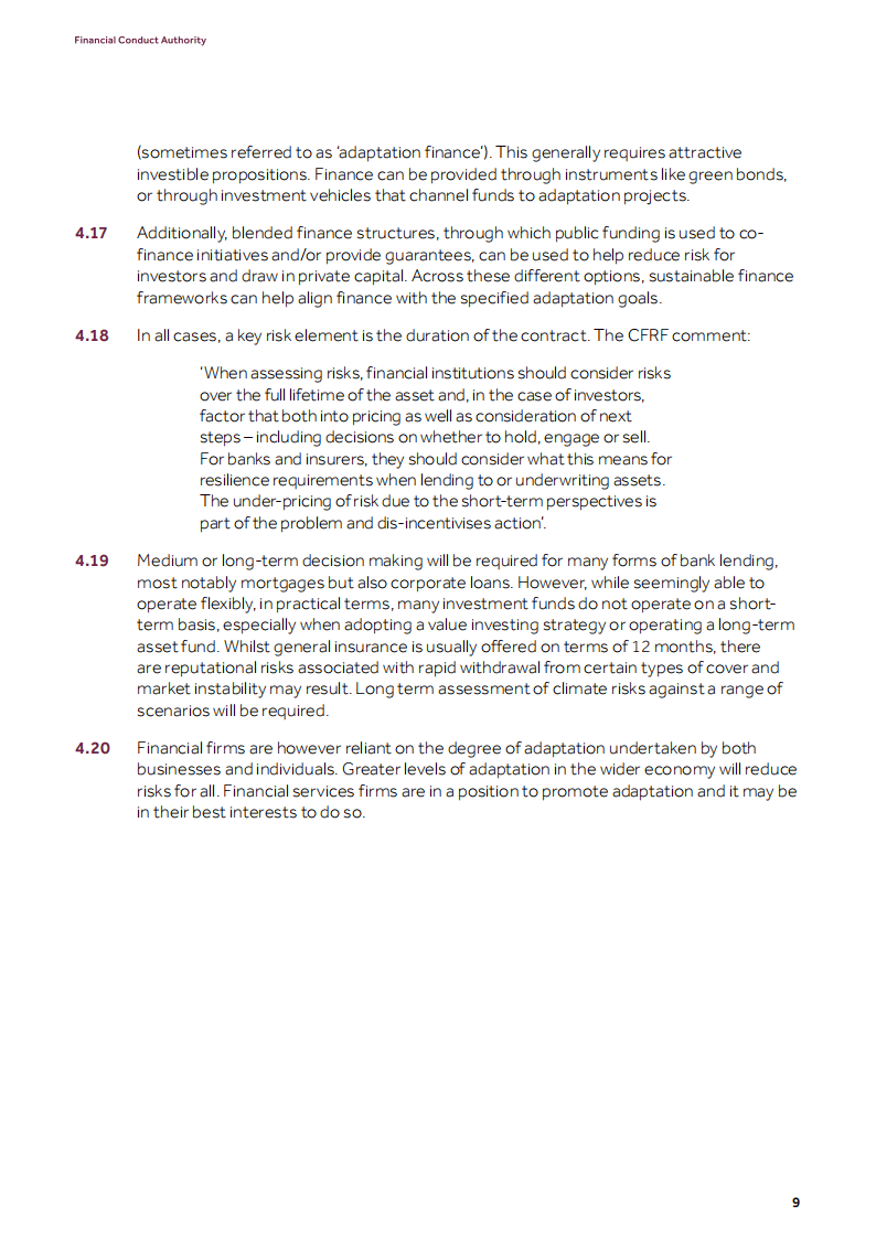 英国金融监管局：金融行业气候适应报告（英文版）