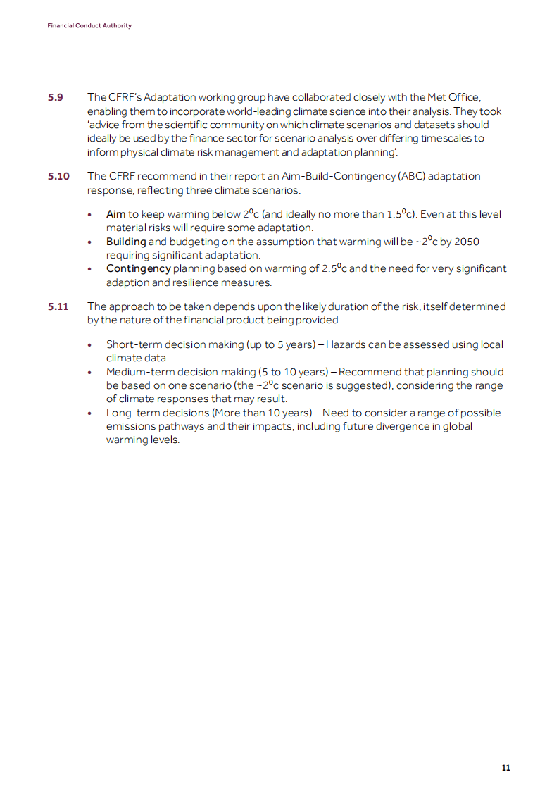 英国金融监管局：金融行业气候适应报告（英文版）